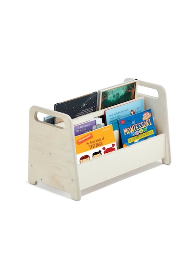 Montessori Orta Boy Kitaplık Bej
