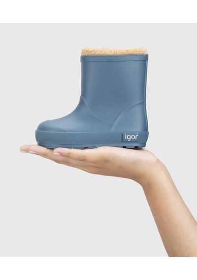İgor Igor W10306-213 Yogi Borreguito Unisex Çocuk Yağmur Çizmesi Petrol