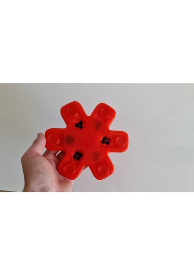 Storeşahin 3d Baskı Ödül Mamalı Köpek Ve Kedi Zeka Oyuncağı Akıllı Ödül Puzzle Kırmızı Shn0720