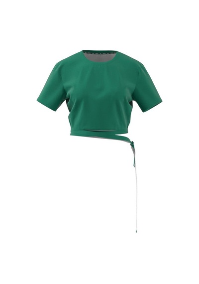Adidas Kadın Yeşil T-shirt Yga Tee Jd4208 Yeşil