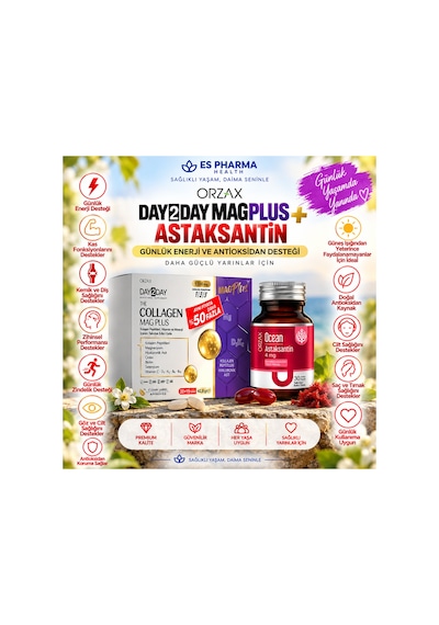 Collagen Magplus+astaksantin 2 Li Destek Paketi