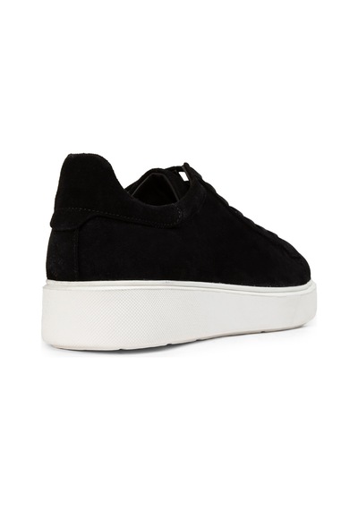 Deery Hakiki Süet Siyah Erkek Sneaker Ayakkabı - 01954Msyhe01 Siyah