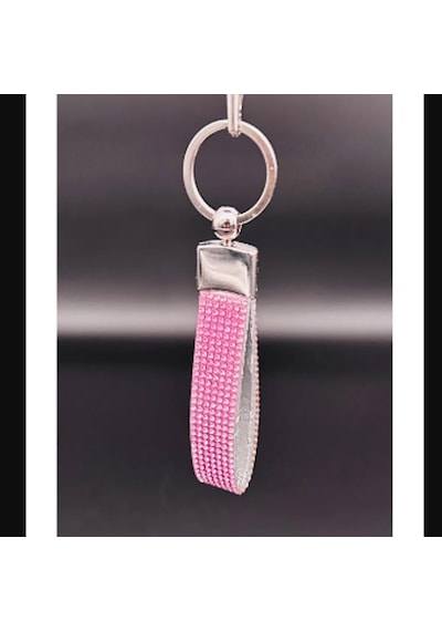 Pembe Taşlı Anahtarlık