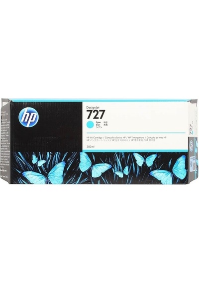 Hp 727 Cyan Mavi 300Ml Plotter Kartuşu F9J76A