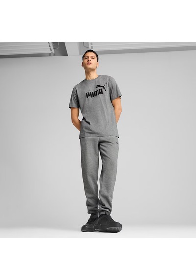 Puma Essential No.1 Erkek Gri Günlük Stil T-shirt 68253203 1638506 Gri