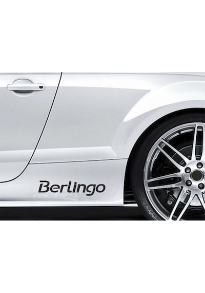 Berlingo Yapıştırma Marşpiyel Yazısı Sticker 2 Adet