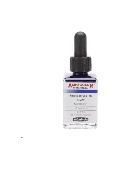 Schmincke Aero Color Akrilik Mürekkep 28 Ml. 402 Ultramarine Diğer