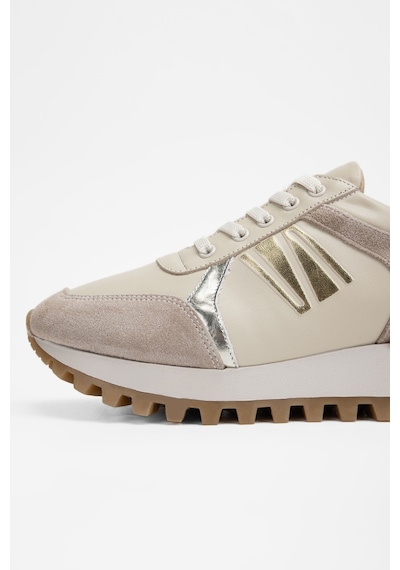 Valmenti Kadın Bej Hakiki Deri Sneakers & Spor Ayakkabı 923 V-101 Bn Ayk Sk23/24 Bej
