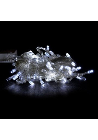 Cansüs 100'Lü Led Işık 10 Mt Beyaz Kablo Beyaz Işık