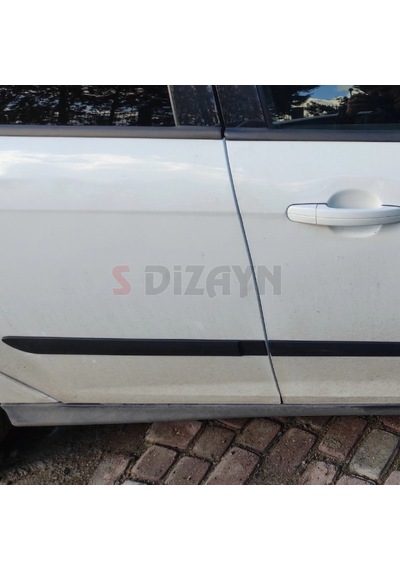 S-dizayn Ford Focus Abs Plastik Yan Kapı Koruma Çıtası 2011-2019 A+ Kalite
