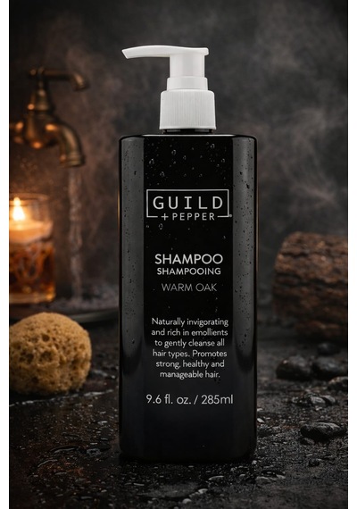 Guild + Pepper Warm Oak Şampuan 285 Ml Tüm Saç Tipleri İçin Nemlendirici & Güçlendirici Bakım Tüm Saçlar