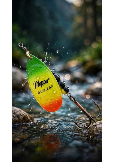 Mepps Aglia Chartreuse Alabalık Kaşığı 2 No - Gökkuşağı Serisi