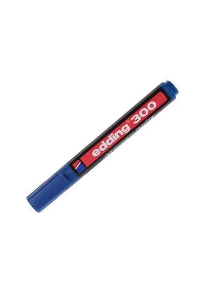 Edding 300 Permanent Marker Koli Kalemi Yuvarlak Uç Mavi 10'Lu