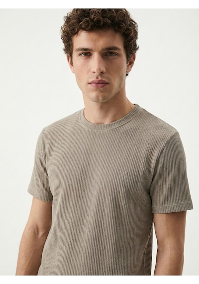 LOFT Regular Fit Erkek Tshirt K.kol Lf2042329 Q1.v1 Vizon