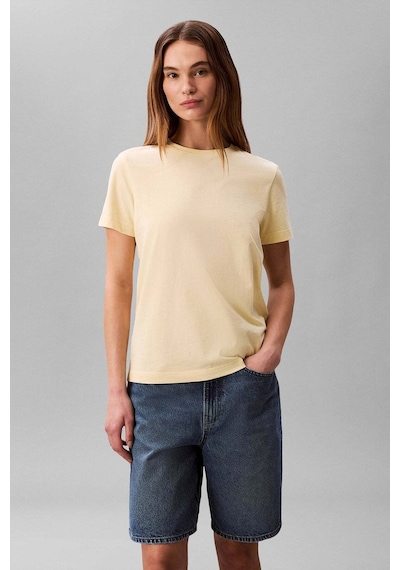 Calvin Klein Kadın Tişört-lv047b224g Yellow