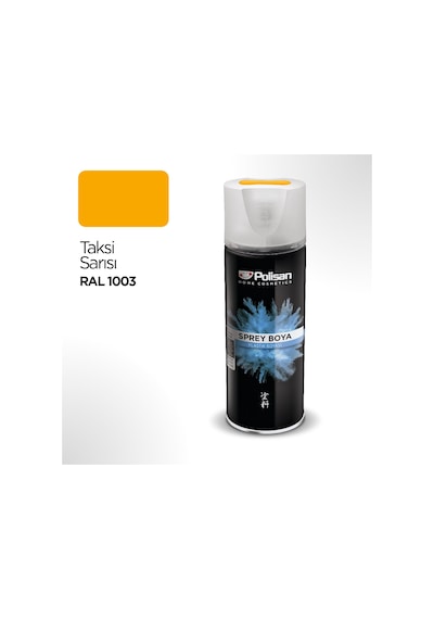 Polisan Plastik Yüzey Taksi Sarısı Sprey Boya 400 ml - RAL 1003