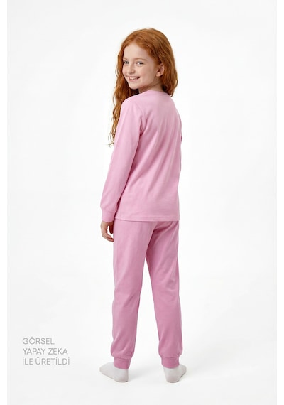 Penti Pembe Kız Çocuk Relaxalotl Uzun Kollu Pamuklu 2'li Pijama Takımı Penti Pembe Kız Çocuk Relaxalotl Uzun Kollu Pamuklu 2'li Pijama Takımı