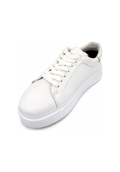 Papucumun Dünyası Erkek Hakiki Deri Sneaker Beyaz