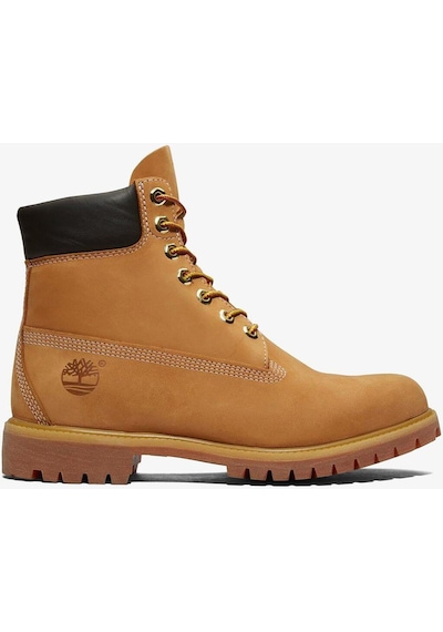 Timberland Premium 6 Inch Lace Up Waterp Erkek Sarı Outdoor Ayakkabı-9004 Sarı