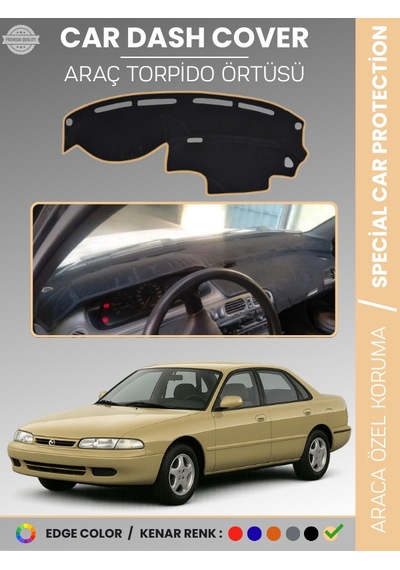 Mazda 626 Cronos 1991-1996 Torpido Örtüsü Panel Halısı Torpido Koruma Özel Kesim Kaymaz Uv Koruma - 508 Stiloto