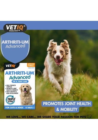 Vet Iq Arthiriti-um Kedi Ve Köpekler İçin Kalça Ve Eklem Bakımı 45 Tablet