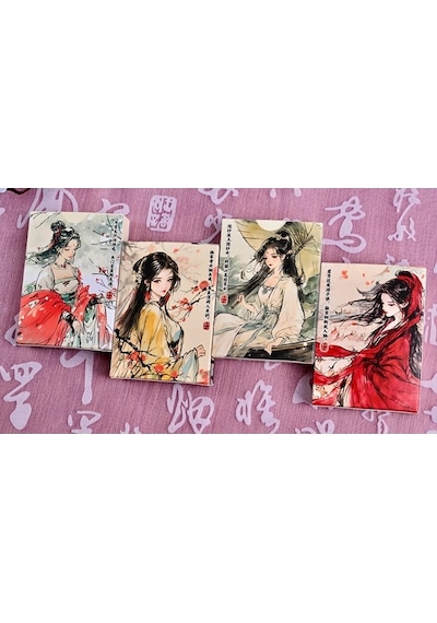 King Star Four Beauties Wangzhaojun Premium Oyun Kağıdı İskambil Kartları Destesi