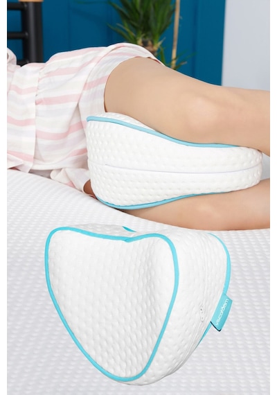 Viscofoam V Model Diz Arası Ortopedik Yastık Bacak Arası Visco Yastık - 23x23x5cm
