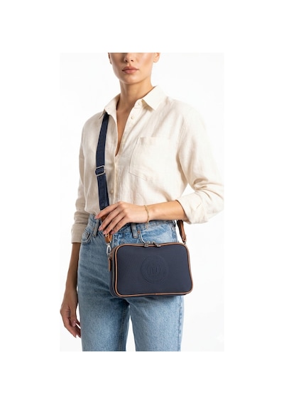 Just Polo Kadın Lacivert-taba 5 Bölmeli Omuz Ve Çapraz Askılı Çantası-bd6000