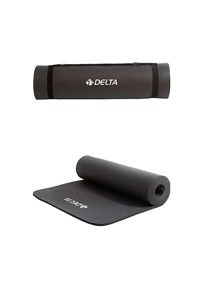 Delta Pilates Minderi Yoga Matı 10mm Siyah Tnf 516 Pembe