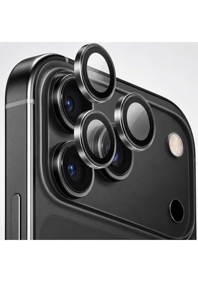 Enfein Apple iPhone Uyumlu 18 Pro / 18 Pro İle Uyumlu Cmcov Kamera Lens Koruyucu Kolay Tak Çıkar Ergonomik İnce Tasarım Kırılma Ve Çizilme Önleyici Siyah Sku: Zeusb0hn529p4m -