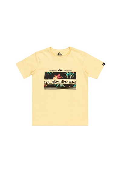 Quıksılver Quiksilver Tropical Rainbow Youth Erkek Çocuk Tişört 16884 Sarı