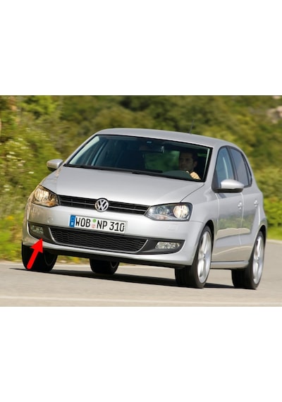 Vw Polo 2010-14 Ön Tampon Sag Sis Fari Çerçeve Kapagi 6R0853666D 333194941