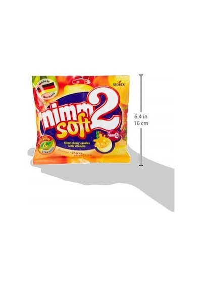 Storck Nimm2 Soft Karışık Meyve Aromalı Şeker 116 G