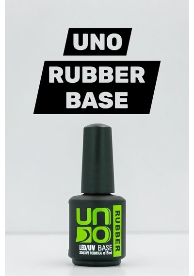 Uno Rubber Base Coat 15ml Protez Tırnak Jeli Baz Kat Rubber Base Gel Rubber Base