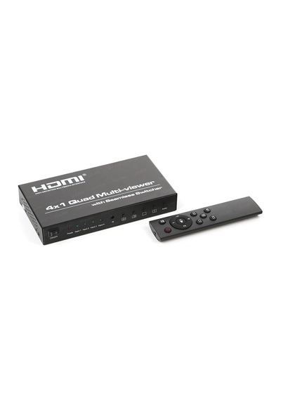Dark Full Hd 1080P 4 Giriş 1 Çıkış Uzaktan Kumandalı Hdmı Switc