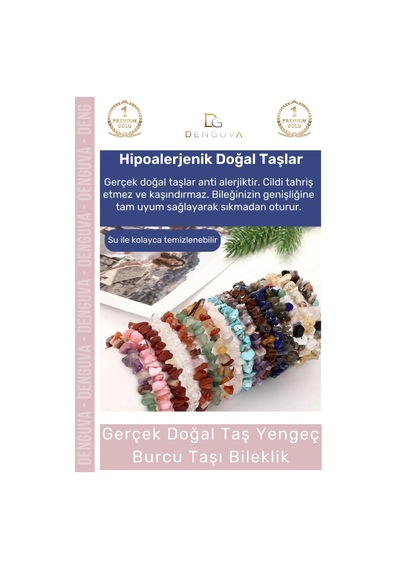 Bileklik Doğal Taş Ayarlanabilir Şans Enerjisi Su Geçirmez Yengeç Burçları Burç Unisex Bileklik Çok Renkli