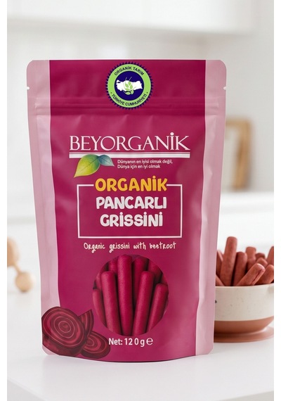 Organik Pancarlı Grissini 120 G