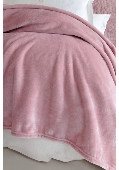 Yataş Bedding Olenna Çift Kişilik Wellsoft Battaniye - Pudra