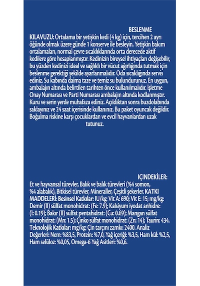Purina Somonlu Ve Alabalıklı Konserve Yaş Kedi Maması 400 Gr X 6 Adet
