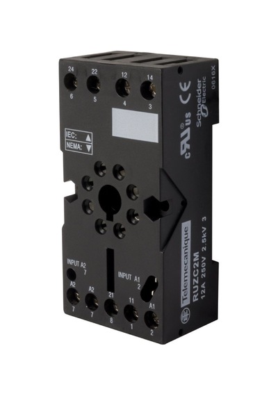 Schneider Ruzc2m ,yuvarlak-8pin Vidalı Ray Röle Soket