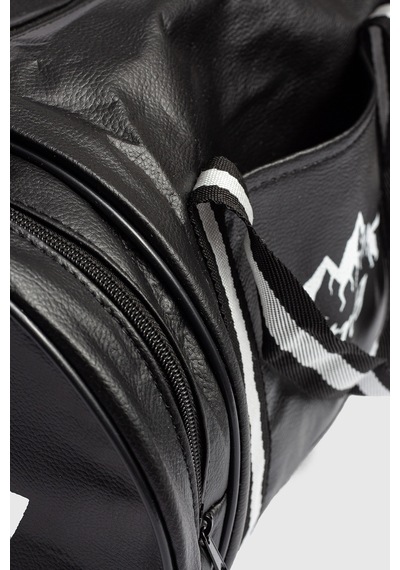 Strong Bag Silindir Spor Ve Seyahat Çantası , Gym Antrenman Fitness Çantası Sl01 Siyah Siyah