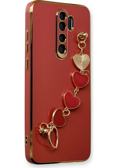 Gld-spt- Newface Xiaomi Redmi Note 8 Pro Kılıf Esila Silikon - Kırmızı