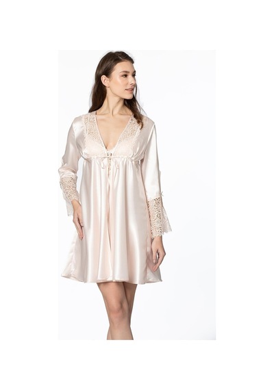 Pierre Cardin 6625 Kadın Saten Altılı Set - İnci Pudra
