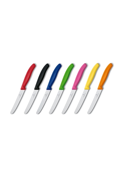 Victorinox 6.7836.L118 SwissClassic 11 CM Domates & Sosis Bıçağı Sarı