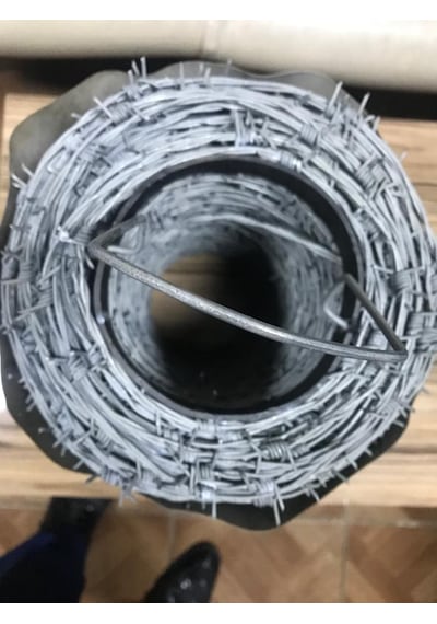 Çift Bükümlü Dikenli Bahçe Teli 1.70X1.50 Mm 250 Metre