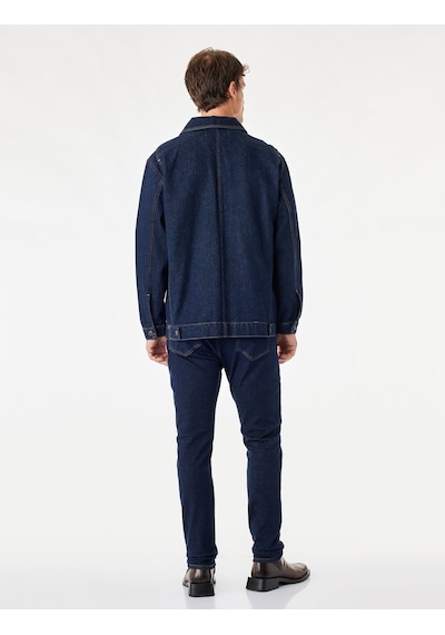 Koton Normal Bel Cepli Pamuklu Jean Pantolon - Skinny Push Up Fit Jean Koyu İndigo 7wam40238nd Koton Normal Bel Cepli Pamuklu Jean Pantolon - Skinny Push Up Fit Jean Koyu İndigo 7wam40238nd