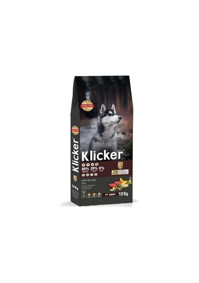 Klicker Yavru Köpek Maması Kuzulu 12 Kg