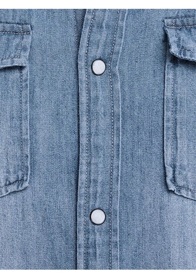 Jack & Jones Jack&jones Jjesheridan L/s Noos Erkek Gömlek-12138115-medium Blue Denim Mavi