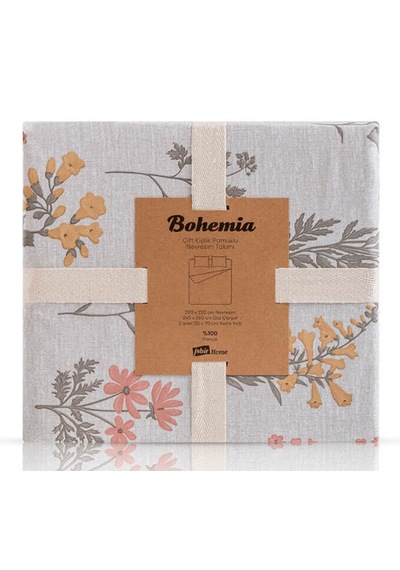 İşbir Yatak Bohemia 60 Tel %100 Pamuk Tek Kişilik Nevresim Takımı Beyaz