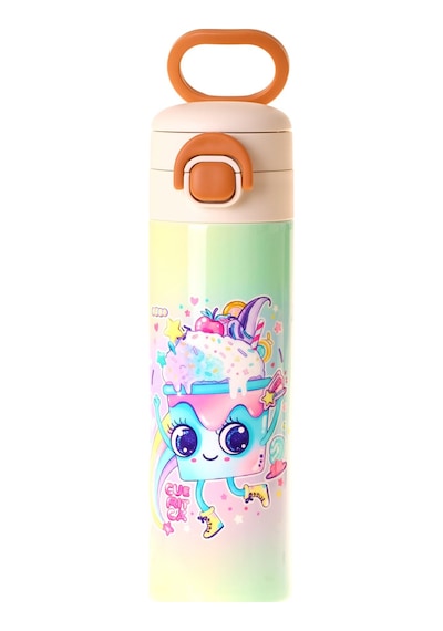 Kaukko Kids 520 Ml Dondurma Desenli Pembe Kız Çocuk Çelik Termos Matara Çift İçim Kilitli Kapak - L5286 Pembe - Sarı Kaukko Kids 520 Ml Dondurma Desenli Pembe Kız Çocuk Çelik Termos Matara Çift İçim Kilitli Kapak - L5286 Pembe - Sarı